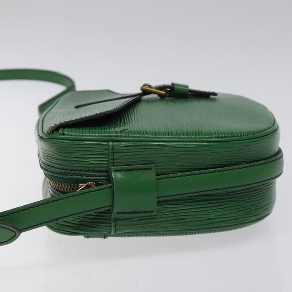 LOUIS VUITTON Epi Jeune Fille MM Shoulder Bag Green M52154 LV Auth 119058 - Picture 4 of 16